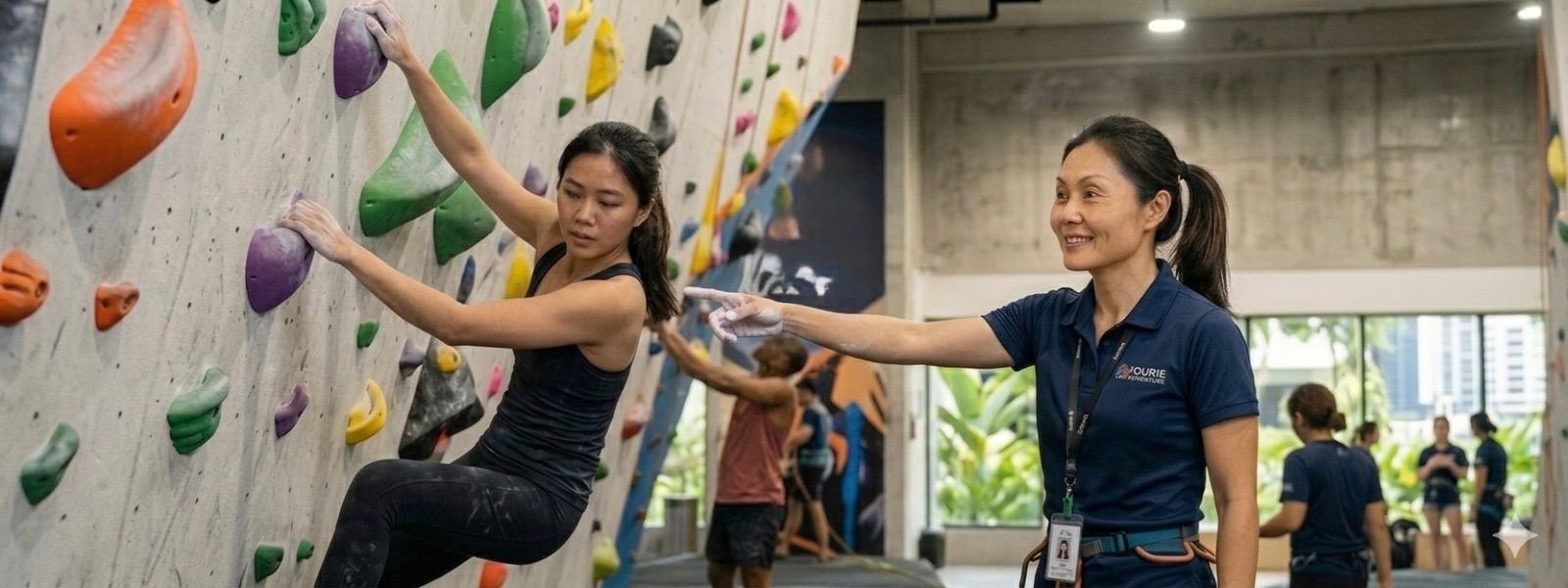 Bouldering Action